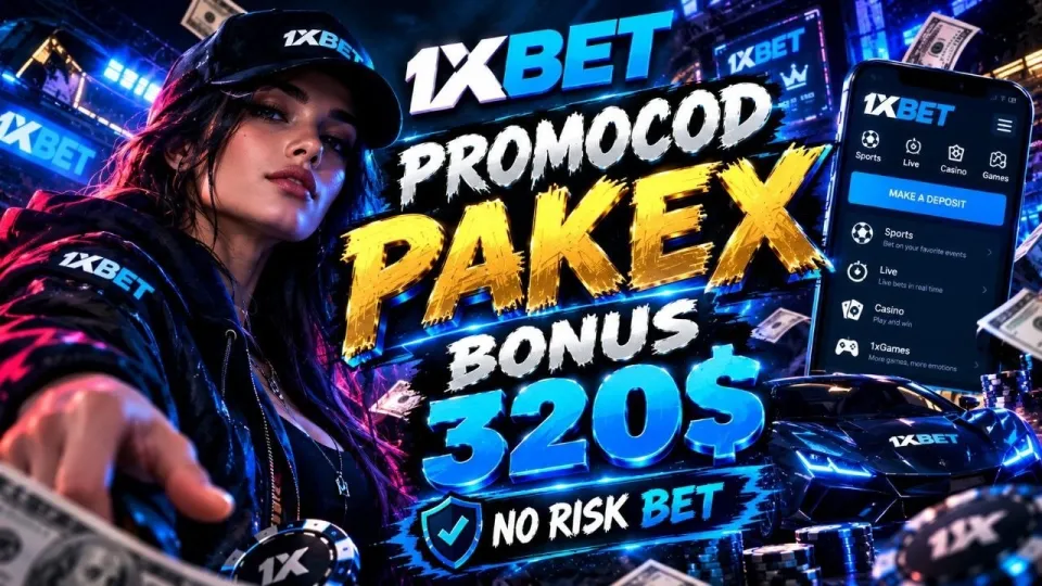1xBet bonus Pakistan gives new players a boosted first deposit when they register with promo code PAKEX